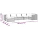 thumbnail image 4 of Juego de Sala para Patio Casafoyer de 7 Piezas en Ratán Sintético con Cojines, 4 of 5