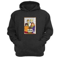 Genérico - Polerón Canguro Scooby Doo Gris Oscuro Talla Xs Unisex
