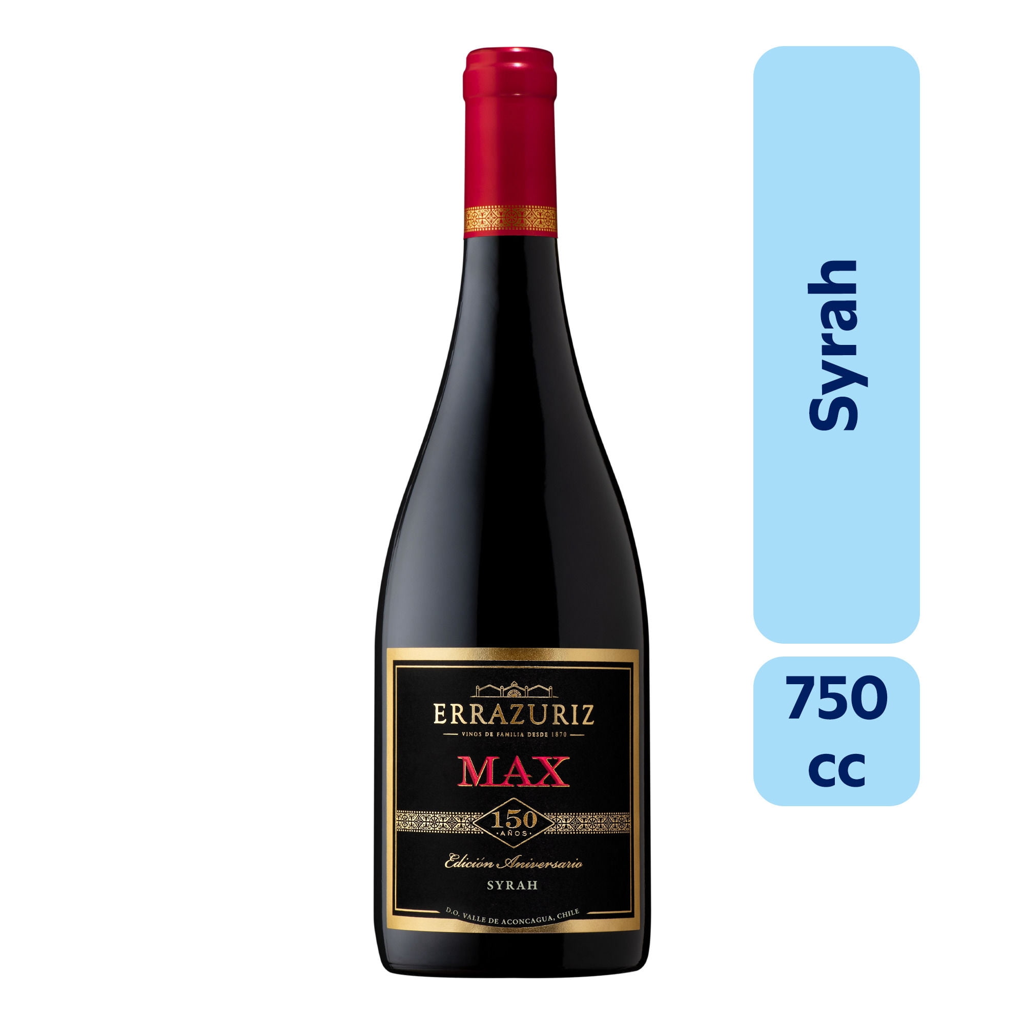 Vino Shiraz Botella 750 cc Errázuriz