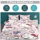 thumbnail image 5 of Hello Kitty Print Bedding Set Pattern Duvet Cove Set 3 Pieces 1 Quilt Cover And 2 Pillowcases for Women Men Teens, 5 of 5