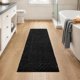 thumbnail image 4 of Alfombra de baño Cuzwlovita 43 × 43 cm Negra Lavable y Absorbente, 4 of 8
