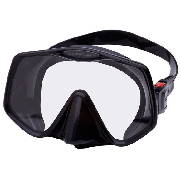 Máscara de buceo Atomic Aquatics Frameless 2 talla mediana negra