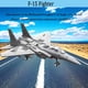 thumbnail image 2 of Toy Fighter Jet Military F 15 Eagle Con 270 Piezas Para Niños Mayores De 10 Años, 2 of 8