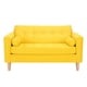 thumbnail image 1 of Sofa Retro 2c Felpa 05 Amarillo, 1 of 6