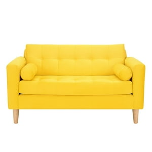 Bodevir - Sofa Retro 2C Felpa 05 Amarillo