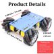 thumbnail image 2 of Chasis de coche robot SmaringWing MC100 con rueda mecánica de 60 mm, 2 of 8