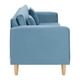 thumbnail image 3 of Sofa New Retro 3c + 2 Pouf Felpa 05 Azul Petroleo, 3 of 6