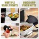 thumbnail image 3 of Juego de guantes y soportes para ollas Rorecay, resistentes al calor, 500 °C, 3 of 7