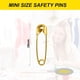 thumbnail image 4 of Mini alfileres de seguridad dorados, alfiler pequeño de 22 mm para ropa, alfileres de acero inoxidable para manualidades, alfileres pequeños para coser ropa (100 unidades, dorados), 4 of 6