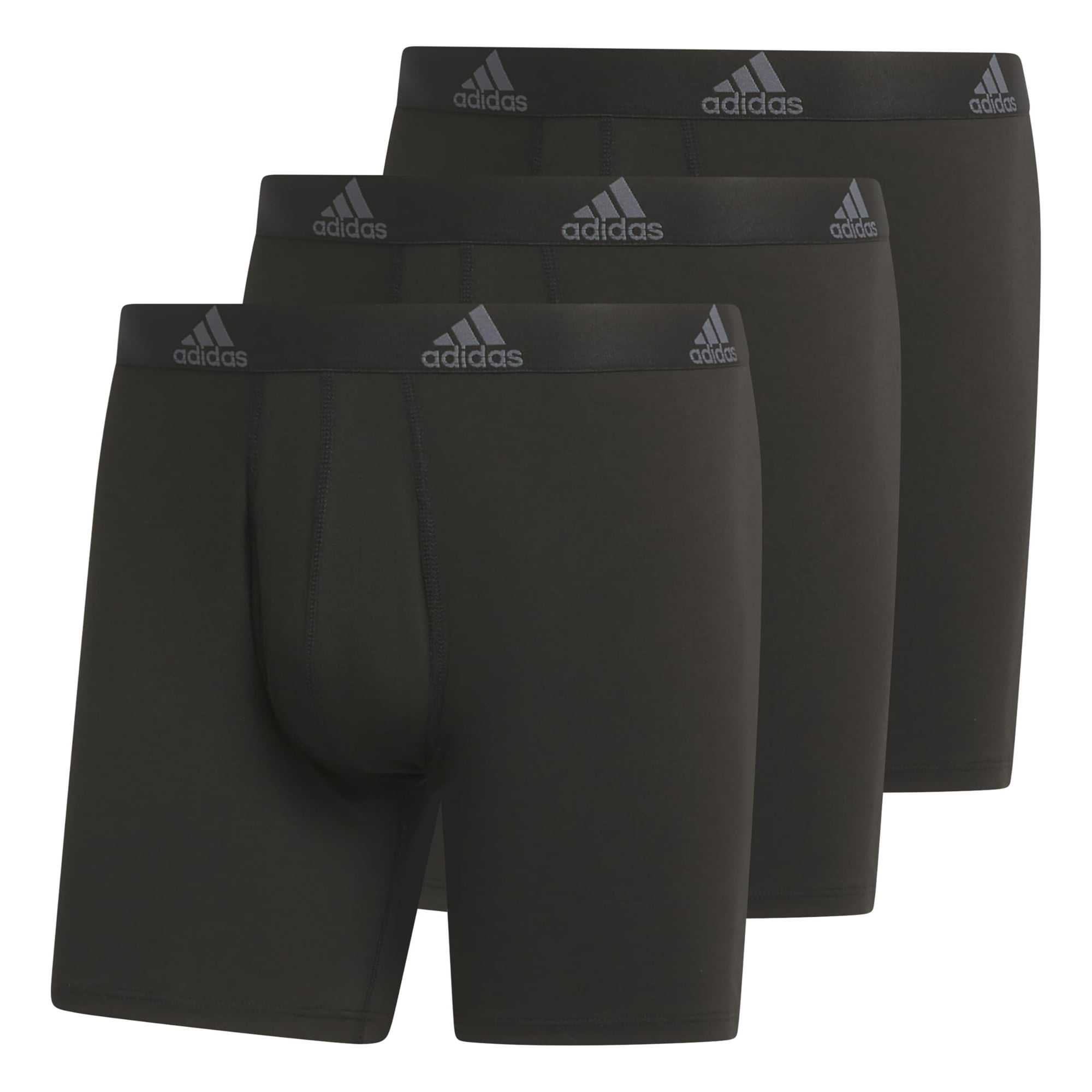 Calzoncillos Tipo Bóxer Adidas Performance De Algodón Elástico, Paquete De 3