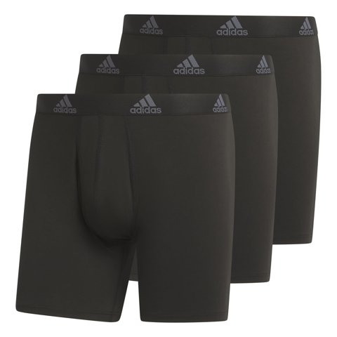 Calzoncillos Tipo Bóxer Adidas Performance De Algodón Elástico, Paquete De 3