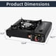 thumbnail image 2 of Estufa portátil de doble combustible SHINESTAR para acampar con butano y propano, 2 of 9