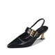 thumbnail image 5 of Zapato Taco Talón abierto Hebilla Mujer Weide YOU539, 5 of 9