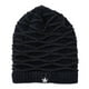 thumbnail image 2 of Gorro unisex de algodón con relieve azul y forro chiporro, 2 of 5