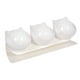thumbnail image 3 of Cuencos Elevados Para Gatos, Cuenco Duradero Para Comida Y Agua Para Gatos De Interior, Cachorros, Color Blanco, 3 of 3
