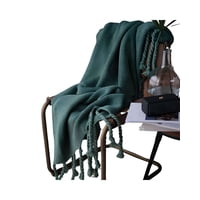 Parati - Manta Decorativa Chenille Con Flecos De Soga Para Cama O Sofa M4