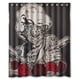 thumbnail image 1 of Cortina de ducha de Marilyn Monroe con armas, juego de cortinas de baño con ganchos, tamaño 60 x 72 pulgadas, 1 of 3