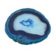 thumbnail image 1 of 1 Pieza 80-100mm Ágata Rebanadas De Cristal De Cuarzo Coaster Home Ornamento Azul Marino, 1 of 3