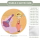 thumbnail image 2 of Mi Bella Genio theme Fitted Round Tablecloths Elastic Edged Table Covers Waterproof Table Cloth For Kitchen Holiday Party Tables Decor 120cm, 2 of 6