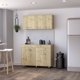 thumbnail image 1 of Kit Cocina Mueble Superior 120 + Mueble Inferior Duna Blanco, 1 of 6