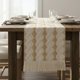 thumbnail image 2 of Mantel Camino De Mesa Rectangular Yute Rombo 180x30cm beige, 2 of 2