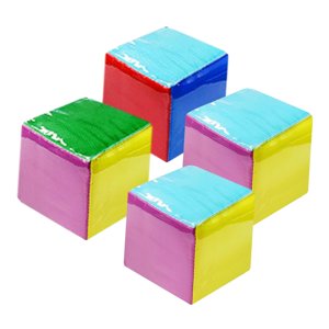 Magideal - Cubos De Aprendizaje Para Educación Temprana, Dados Grandes, Cubo De Felpa, Enseñanza, Educación Silenciosa, Dados De Juego, Cubos De Bolsillo Suaves 4 Piezas