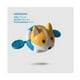 thumbnail image 4 of Juguete Para Baño Infantil Perrito Flotador Azul, 4 of 4