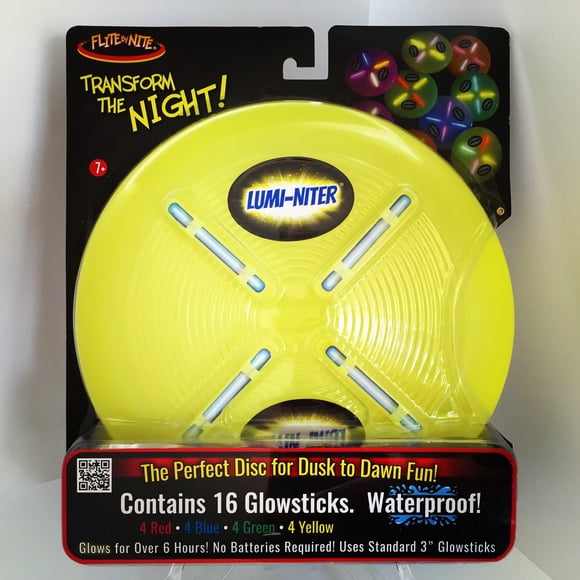 Disco Flite by Nite Lumi-Niter de 27 cm impermeable amarillo