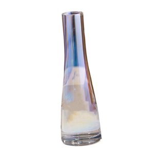 Magideal - Bud Jarrones Botella De Vidrio Florero Moda Maceta Maceta Florero De Vidrio Simple Florero De Vidrio De Boca Estrecha Para Regalo De Cumpleaños Cocina Vistoso