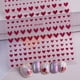 thumbnail image 3 of Xiao Hua Stickers de Uñas DIY -10 Hojas, Stickers Planas con Diseño de Patrón en Forma de Corazón, Accesorios de Stickers de Uñas DIY Autoadhesivas, Negro, 3 of 5