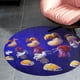 thumbnail image 4 of Rayman Alfombra Redonda de Felpa Coral, Antideslizante, No Desprende Pelusas, Lavable y Duradera para Salón, Dormitorio y Habitación de Niños 60cm, 4 of 6