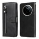 thumbnail image 1 of Funda con Cremallera para OnePlus 13, Carcasa Cartera de Cuero PU con Soporte y Tarjetero, 1 of 6