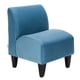 thumbnail image 1 of Poltrona Soft Felpa Azul Petroleo, 1 of 6