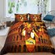 thumbnail image 1 of AS Roma Bedding Comforter Cover Set with Pillowcases AS Roma Duvet Cover, 1 of 3