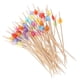 thumbnail image 2 of 100 palillos de cóctel hechos a mano de bambú natural, ecológicos, para aperitivos, frutas y postres., 2 of 8