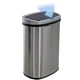 thumbnail image 1 of Bote de basura BestOffice automático de 50 litros con tapa de acero inoxidable, 1 of 7