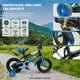 thumbnail image 2 of Bicicleta Infantil Aro 12 Azul con Ruedas de Apoyo y Freno Delantero/Trasero, 2 of 4