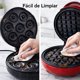 thumbnail image 2 of Combo Maquina 7 Mini Donas Mas Mini Waflera Antiadherente Reposteria Pro Figoimport, 2 of 3