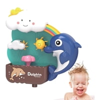 Genérico - Juguete De Baño Infantil Interactivo Con Agua Cascada - Delfin