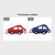 thumbnail image 1 of PU Leather Messenger Bag Cartoon Car Coin Purse Fashion All-match Shoulder Bag Kindergarten Elementary Toddler, 1 of 3