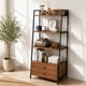 thumbnail image 1 of Estantería Madera 4 Niveles Librero Living Comedor Cedro, 1 of 5
