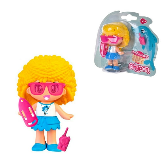 Muñeca Pinypon entrenadora de delfines colección profesiones