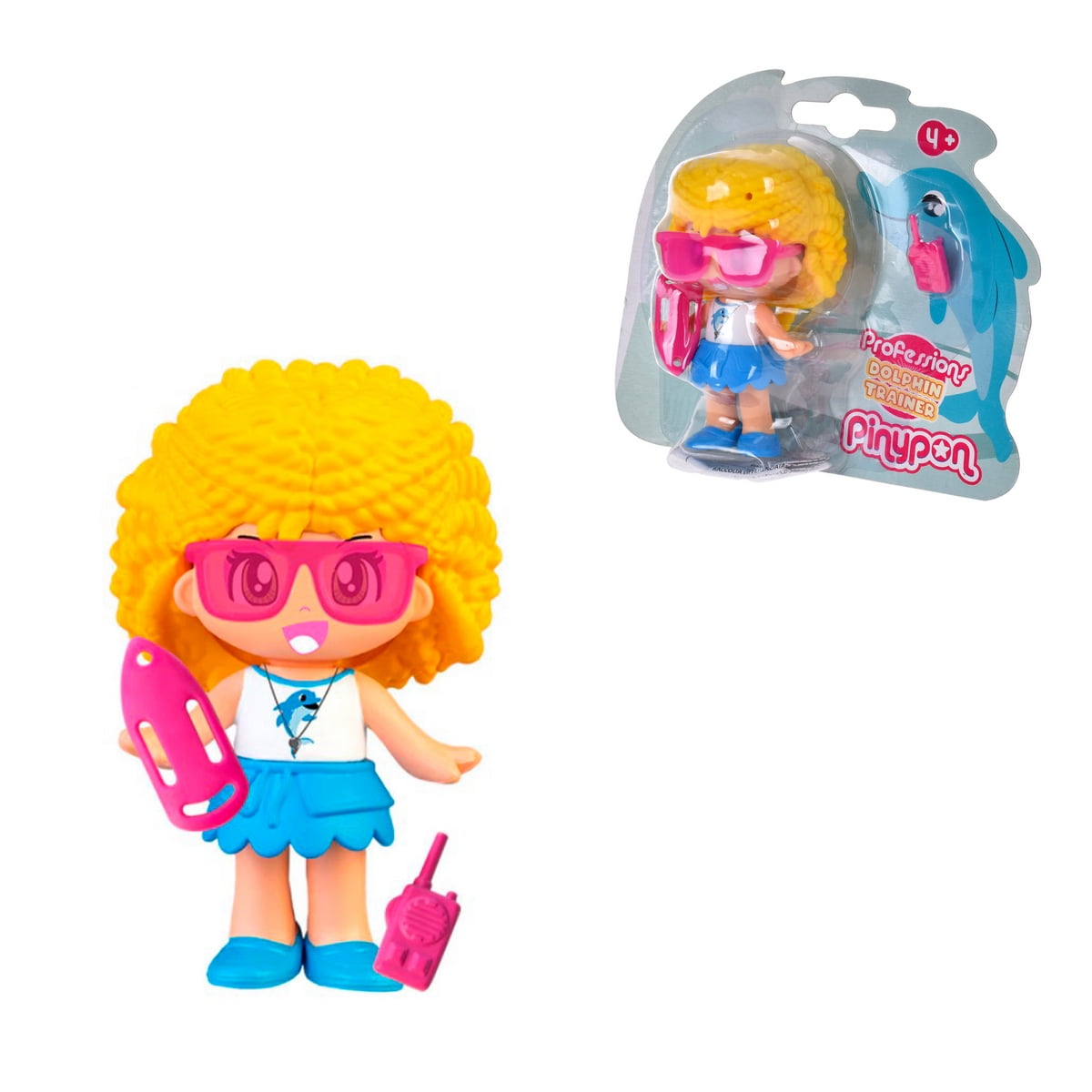 Muñeca Pinypon Entrenadora De Delfines Colección Profesiones