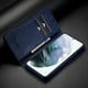 thumbnail image 2 of 1 Pc Durable Artificial Leather Case For Samsung Galaxy S23 Ultra S22 S21 FE Ultra S20 FE Plus A54 A53 A52 A52s Strong Magnetic Flip Cover Rfid Protection, 2 of 3