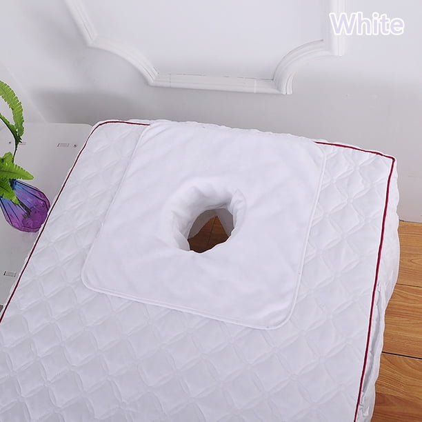 35*35 Cm Thickened Beauty SPA Massage Table Planking Face Towel With Hole Bed Bandana