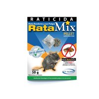 Insecticida Pellet Elimina Ratas Y Ratones Caja 50 G Ratamix