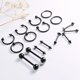 thumbnail image 2 of Pack 16 Piercing Negro Set Tragus Septum Industrial Nostril Helix, 2 of 3