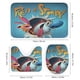 thumbnail image 3 of El show de Ren y Stimpy-theme 4-Piece Shower Curtain Set with Rugs, Waterproof Bathroom Decor Set Includes Bath Mat, U-Shaped Rug, Toilet Lid Cover and Curtain with Hooks, 3 of 6