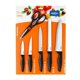 thumbnail image 4 of Set 5 Cuchillos Cross Para Cocina Negro Brinox, 4 of 4