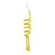 thumbnail image 3 of Perca De Columpio En Espiral Para Loros, Percha De Cuerda En Espiral Para Pájaros, Periquitos, Pinzones, Amarillo, 1m, 3 of 5